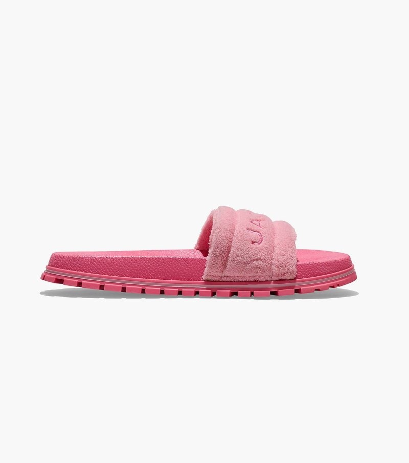 Chinelos Marc Jacobs The Terry Chinelos Feminino Rosa | ZM8-2794