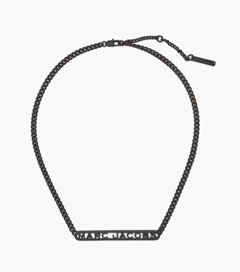 Colar Marc Jacobs The Monogram Chain DTM Feminino Pretas | OR5-1613