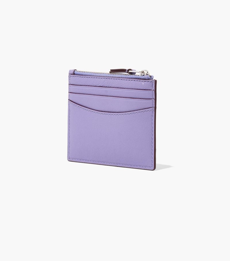 Estojo De Cartão Marc Jacobs The Slim 84 Zip Card Case Feminino Roxo | VO7-1844