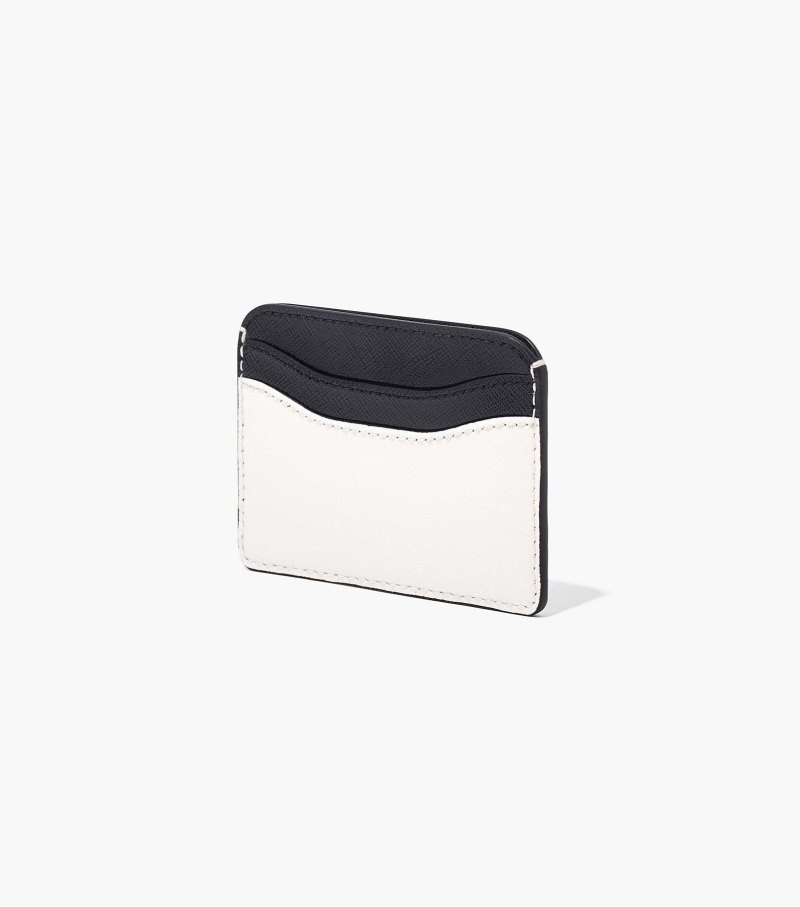 Estojo De Cartão Marc Jacobs The Snapshot Card Case Feminino Pretas Branco | UB8-2835