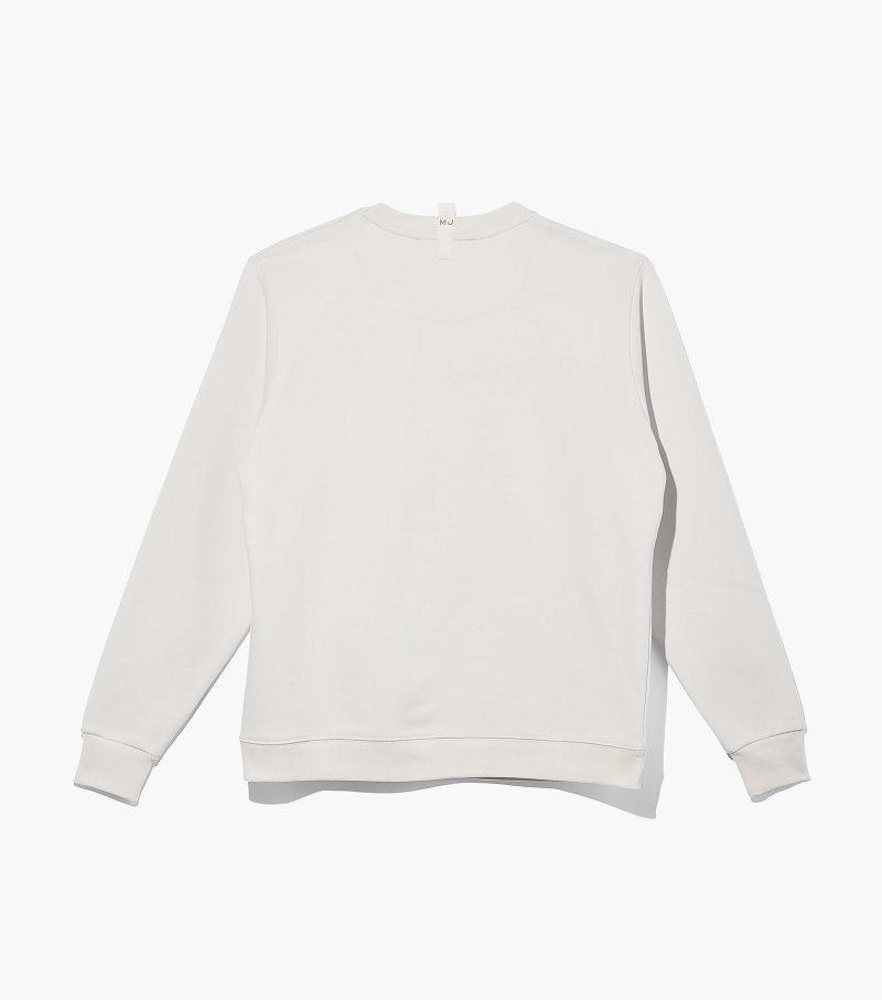 Moletons Marc Jacobs The Sweatshirt Feminino Branco | TU0-7934