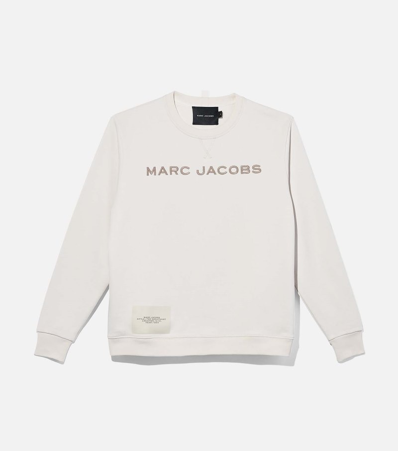 Moletons Marc Jacobs The Sweatshirt Feminino Branco | TU0-7934