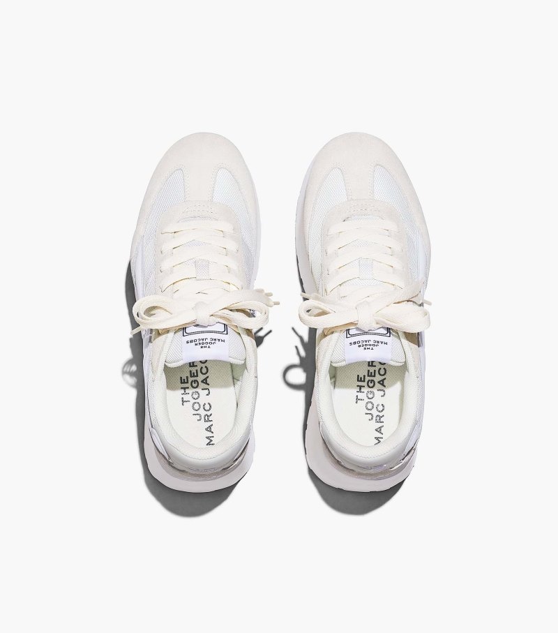 Sapatilhas Marc Jacobs The Plataforma Jogger Feminino Branco | FE2-3857