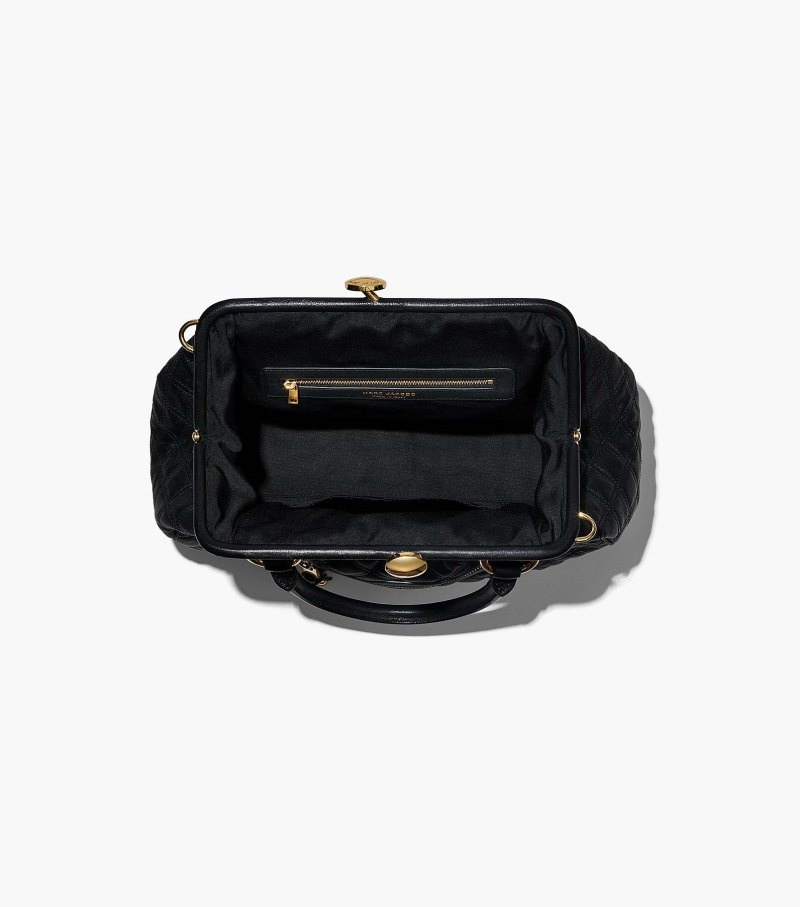 Stam Bolsas Marc Jacobs Re-Edition Acolchoado Couro Stam Bag Feminino Pretas | IP6-5085