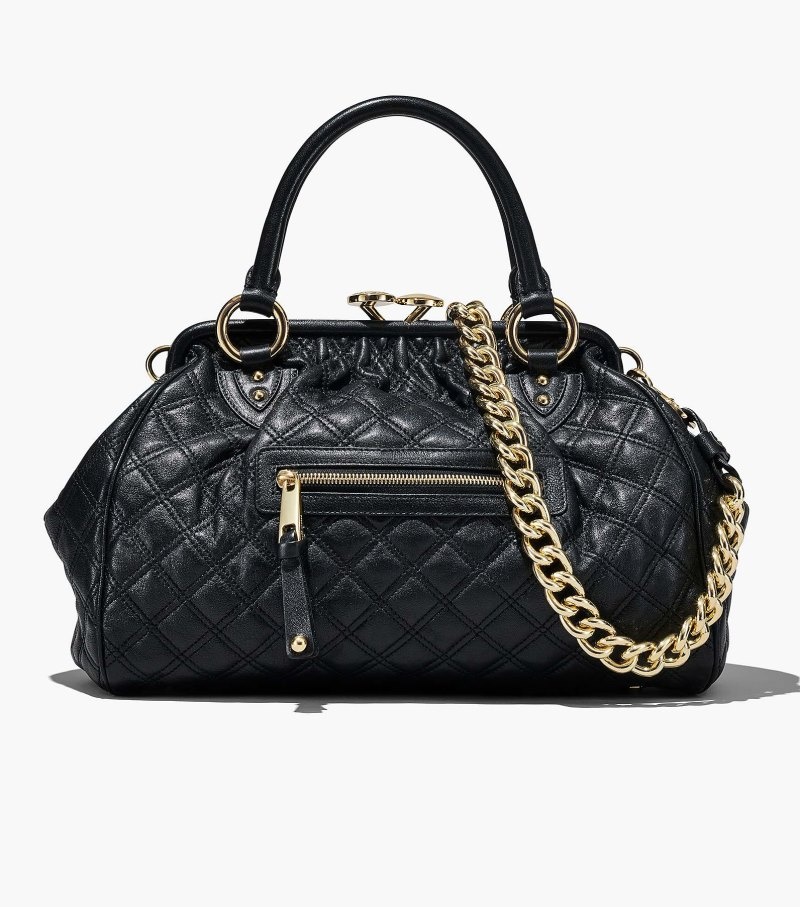 Stam Bolsas Marc Jacobs Re-Edition Acolchoado Couro Stam Bag Feminino Pretas | IP6-5085