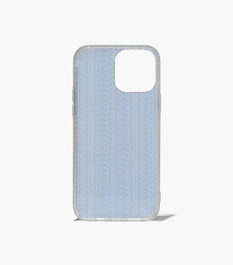 Tech Marc Jacobs The Monogram iPhone Case 14 Pro Feminino Cinzentas Verdes | GX5-2474