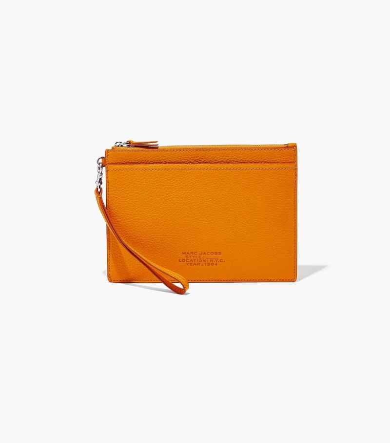 Wristlet Marc Jacobs The Couro Small Wristlet Feminino Laranja | FA7-3347