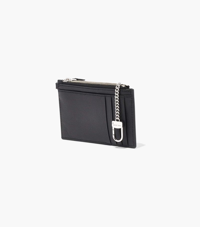 Wristlet Marc Jacobs The Slim 84 Top Zip Wristlet Feminino Pretas | LE5-1058