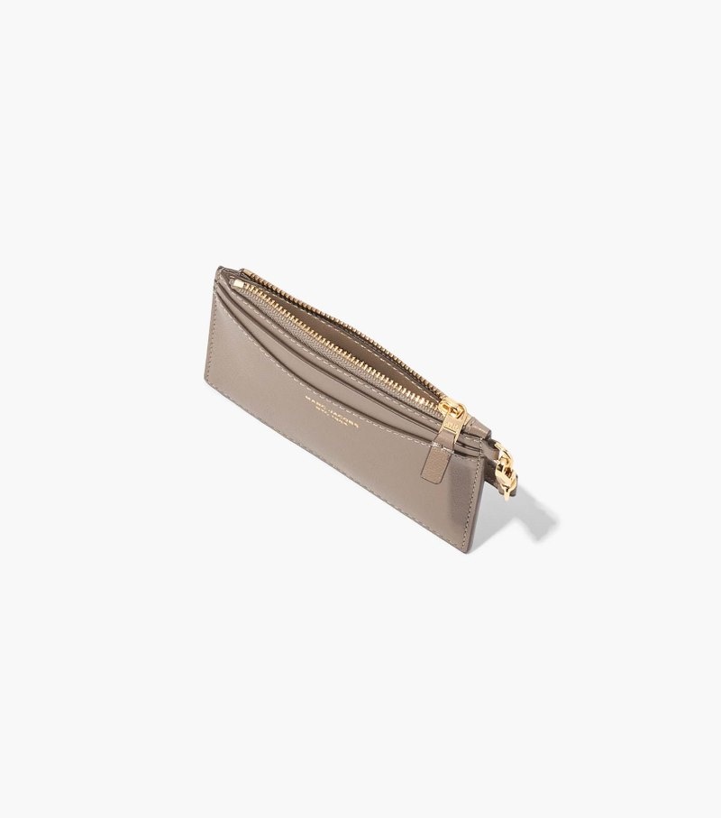 Wristlet Marc Jacobs The Slim 84 Top Zip Wristlet Feminino Cinzentas | KW8-5707