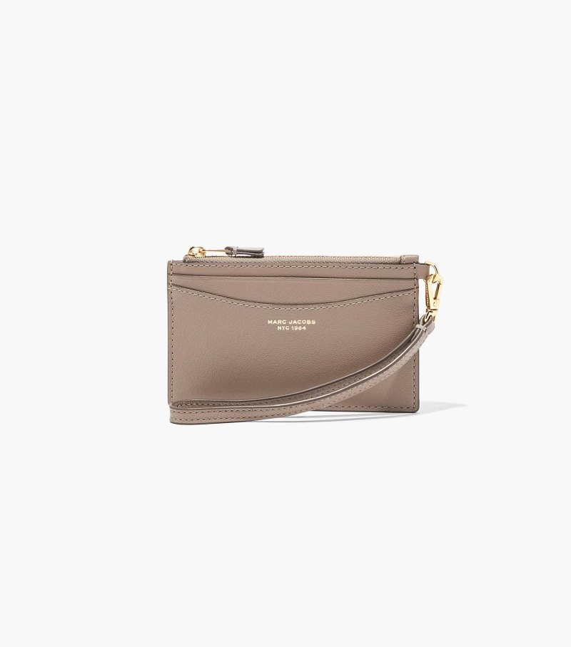 Wristlet Marc Jacobs The Slim 84 Top Zip Wristlet Feminino Cinzentas | KW8-5707