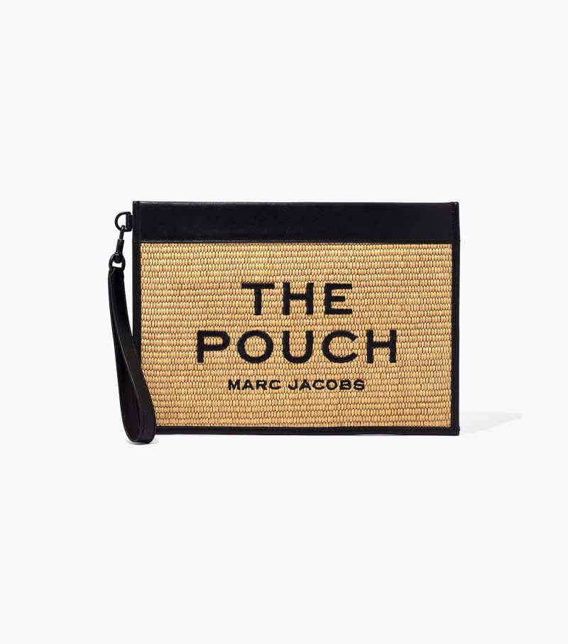 Wristlet Marc Jacobs The Woven Large Wristlet Feminino Bege | WF9-2717