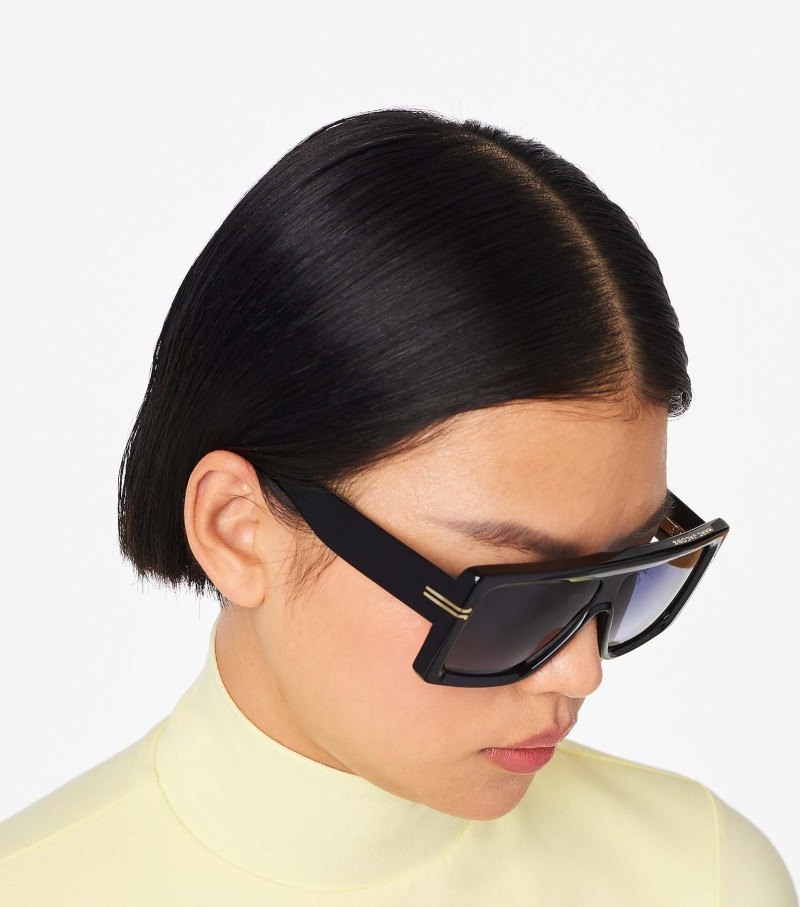 Óculos De Sol Marc Jacobs Icon Rectangular Sunglasses Feminino Pretas | AW2-5054