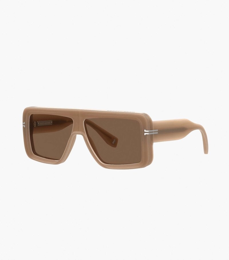 Óculos De Sol Marc Jacobs Icon Rectangular Sunglasses Feminino Skin Color | SX5-7184